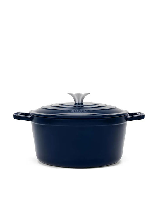 HKoenig Round Cast Iron Dutch Oven 33.5cm 4.7lt