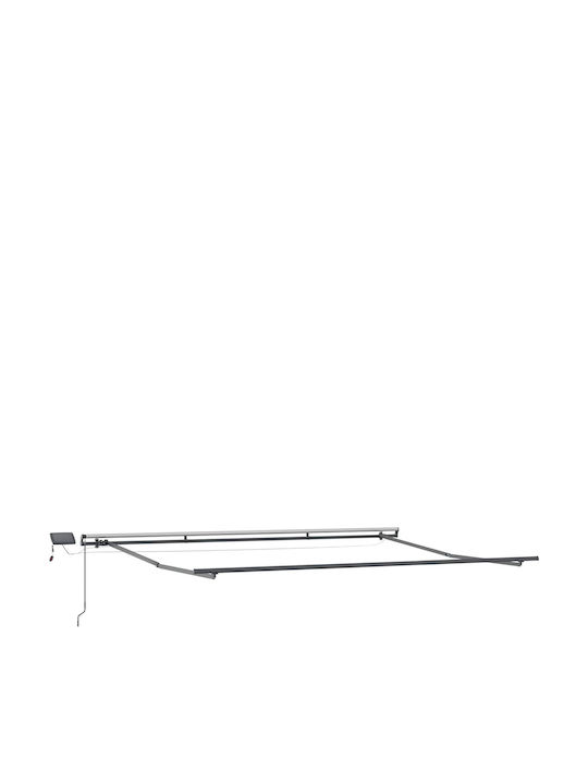 vidaXL Τέντα Βεράντας με Led Μπεζ 4.5x3.5m