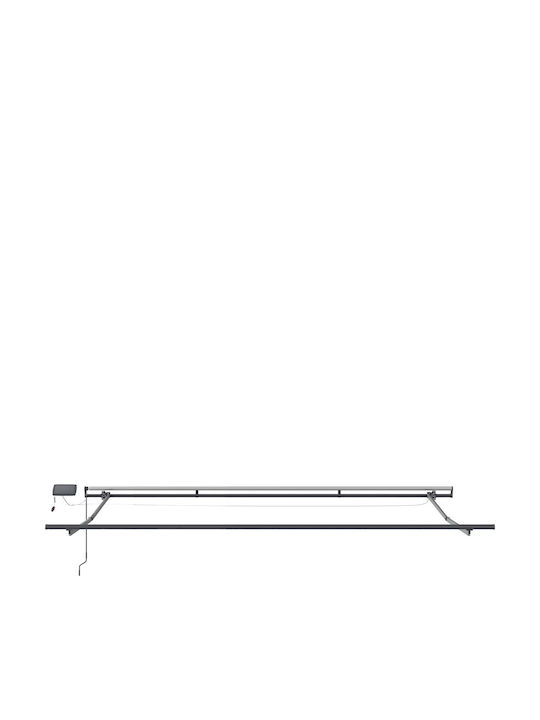 vidaXL Τέντα Βεράντας με Led Μπεζ 4.5x3.5m