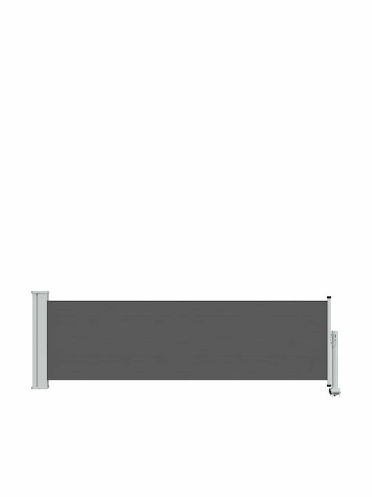 vidaXL Seitliche Markise Terrasse Grau 1x3m