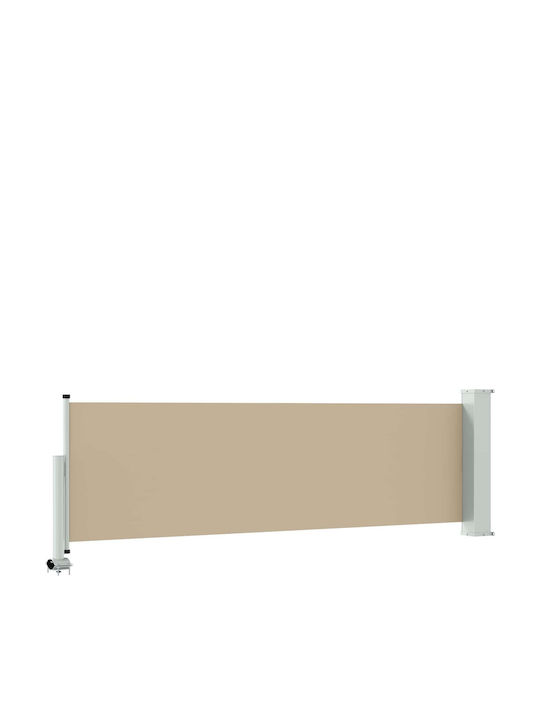vidaXL Copertină Sideway Terasă Bej 0.8x3m