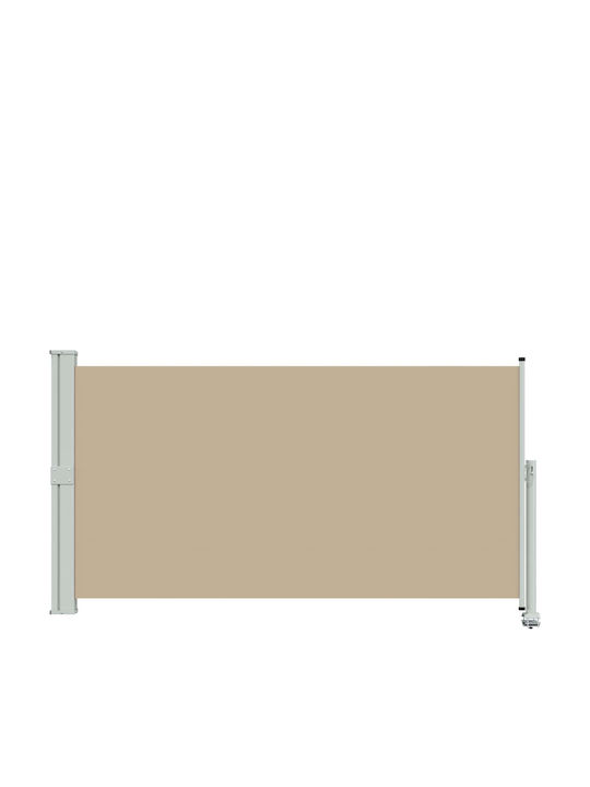 vidaXL Sideway Terrace Tent Beige 1.4x3m