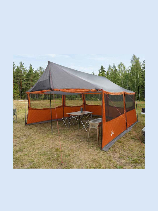 vidaXL Gazebo Pliabil De Grădină Gri 4.5x4m