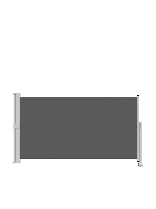 vidaXL Seitliche Markise Terrasse Grau 1.4x3m