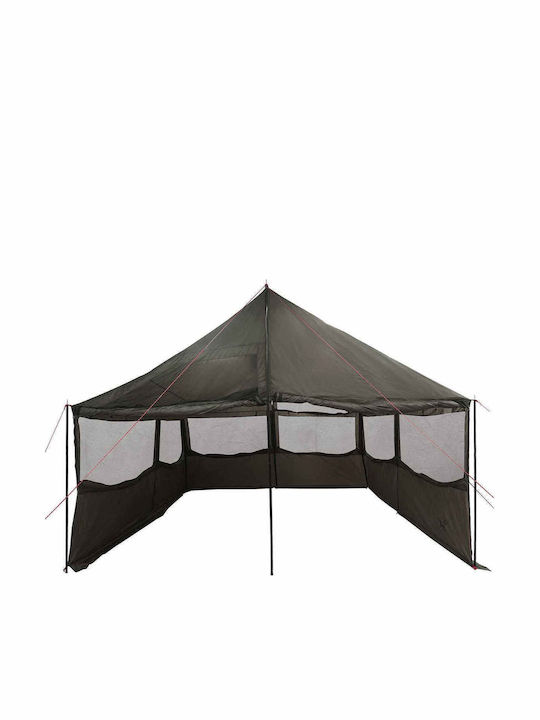 vidaXL Zusammenklappbares Garten Gazebo Braune 4,5x4m