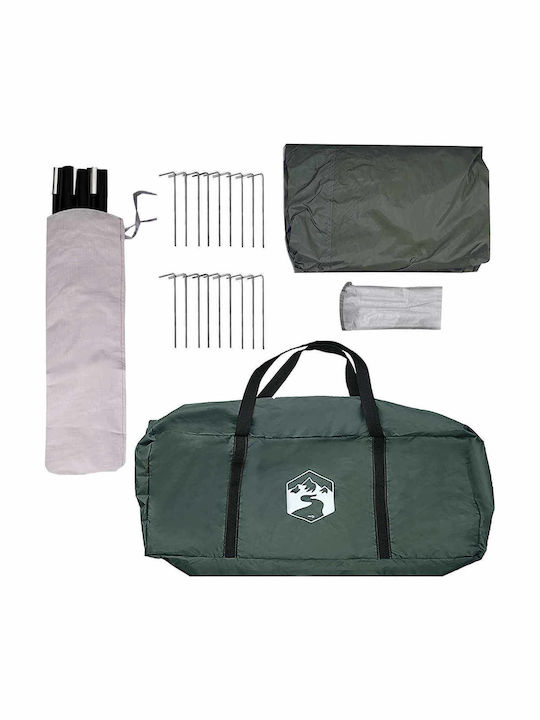 vidaXL Gazebo Pliabil De Grădină Verde 4.5x4m