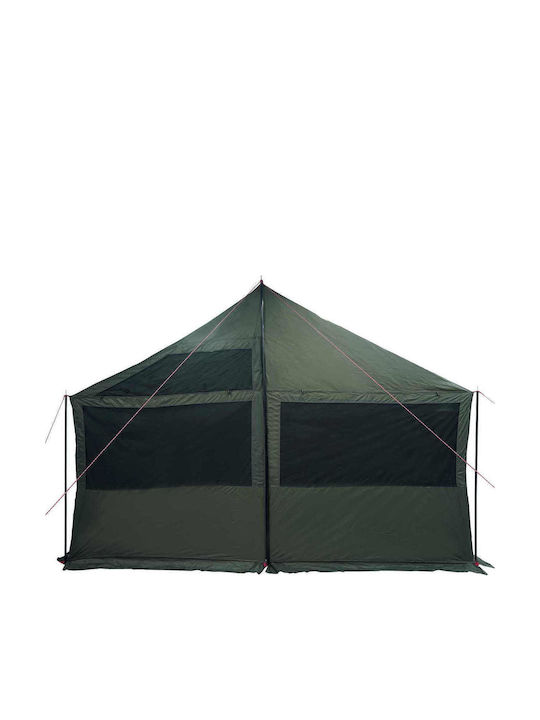 vidaXL Gazebo Pliabil De Grădină Verde 4.5x4m