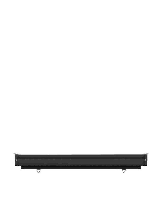 vidaXL Seitliche Markise Terrasse Grau 0.6x2.5m