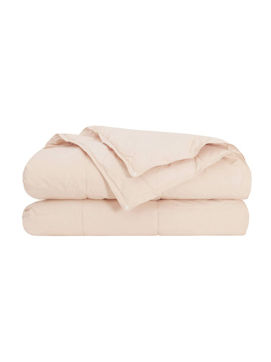 vidaXL Einzel Steppdecke 140x200cm Beige