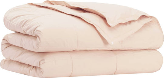 vidaXL Set Pătură Single 137x200 cm Bej 150 GSM