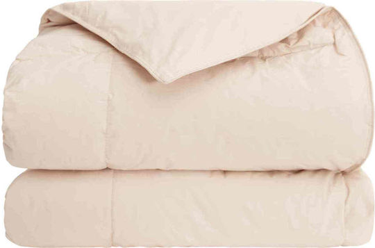 vidaXL Πάπλωμα Υπέρδιπλο 240x220εκ. Μπεζ 350 GSM