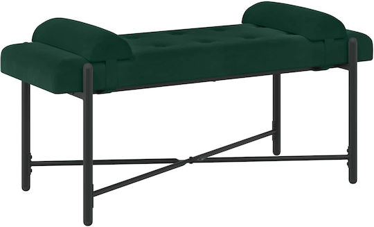 Bankhocker Dunkelgrün 110x40x46cm Bankhocker Dunkelgrün 110x40x46cm