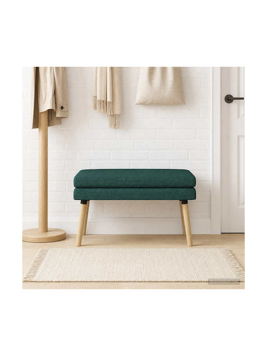 Stoff-Tabouret Mit Stoff Dunkelgrün 80x40x47cm