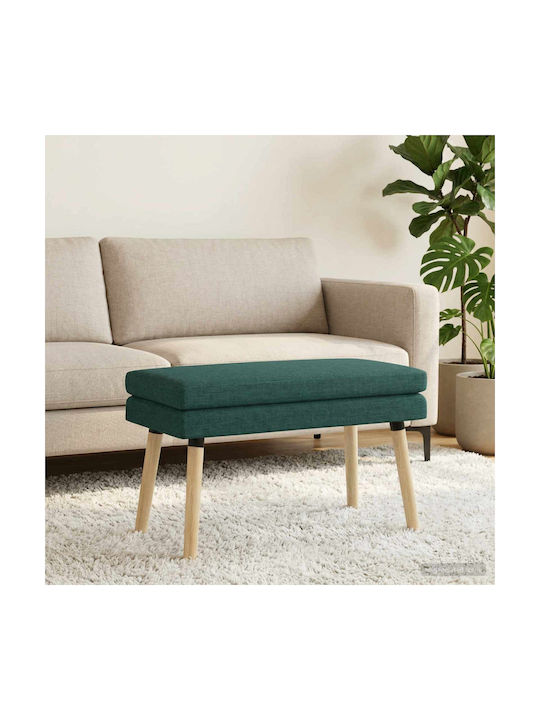 Stoff-Tabouret Mit Stoff Dunkelgrün 80x40x47cm