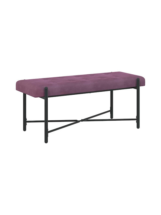 Samt Tabouret Lila 46x110x40cm