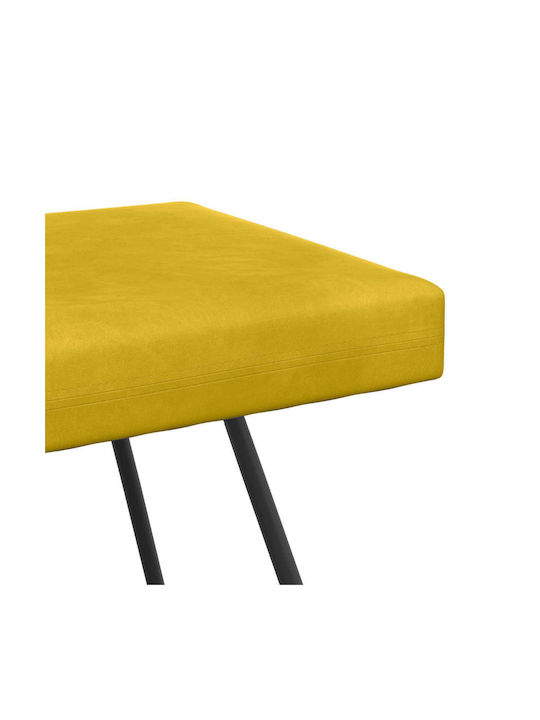 Samt Tabouret Gelb 45x110x40cm