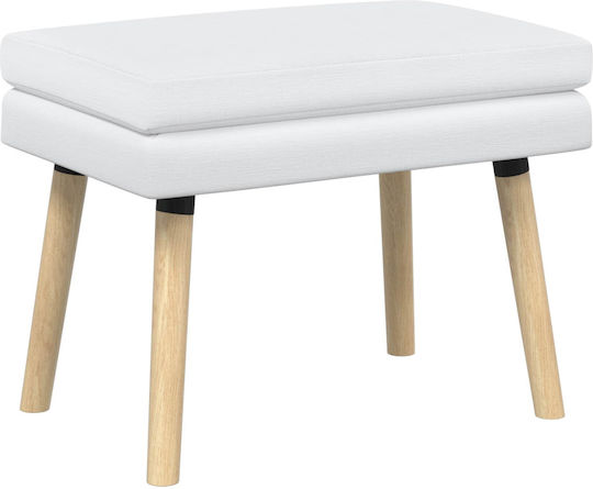White Bench Stool 60x40x46cm