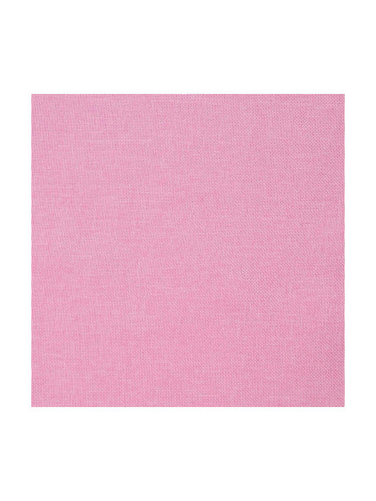 Stoff-Tabouret Mit Rosa Bezug 60x40x46cm