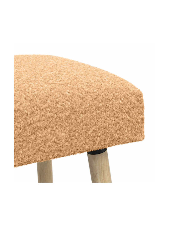 Stoff-Tabouret Beige 80x40x46cm