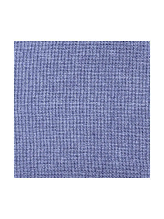 Fabric Upholstered Bench Stool Blue Denim 80x40x47cm