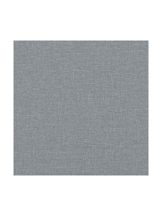 Stoff-Tabouret Mit Offenem Grau 60x40x46cm