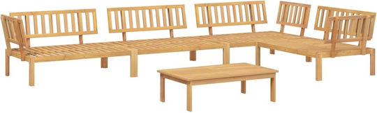 Garten- und Outdoor-Möbelset Wohnzimmer 5 Stück Massives Akazienholz Garten- und Outdoor-Möbelset Wohnzimmer 5 Stück Massives Akazienholz