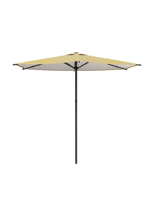 Umbrelă Rotundă Din Aluminiu Galbenă Φ2.7xÎ2.23m