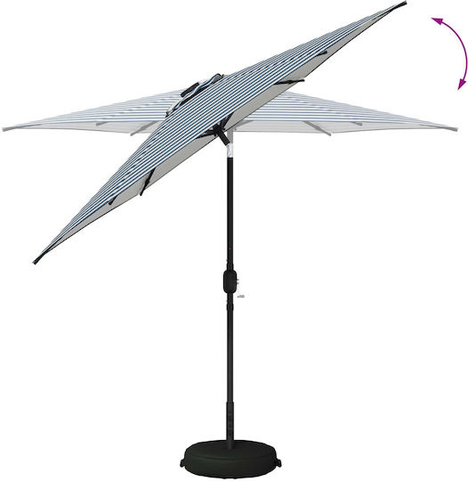 Umbrelă De Aluminiu Albastră 2.7x2.7xÎnălțime2.35m