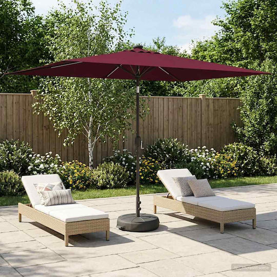 Aluminium Garten- und Terrassen-Sonnenschirm mit Luftschlitz Aluminium Garten- und Terrassen-Sonnenschirm mit Luftschlitz