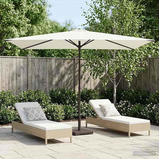 Aluminium Garten- und Terrassen-Sonnenschirm mit Luftschlitz Aluminium Garten- und Terrassen-Sonnenschirm mit Luftschlitz