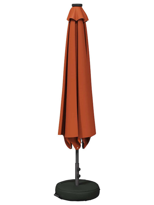 Umbrelă De Aluminiu Portocalie 3x3xÎnălțime2.35m