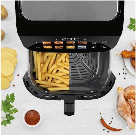 Tesla Electronics AirCook DualHeat QD73 XXL Air Fryer with Wi-Fi 9L Black