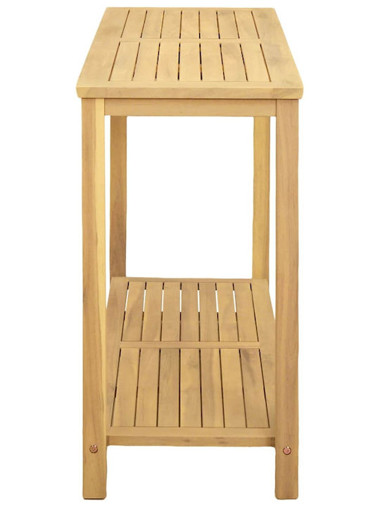 Outdoor Table Made of Light Acacia 110x40x75cm