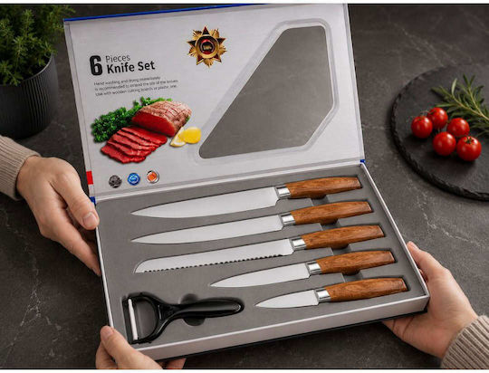 Verk Group Stainless Steel Knife Set 5 Pieces