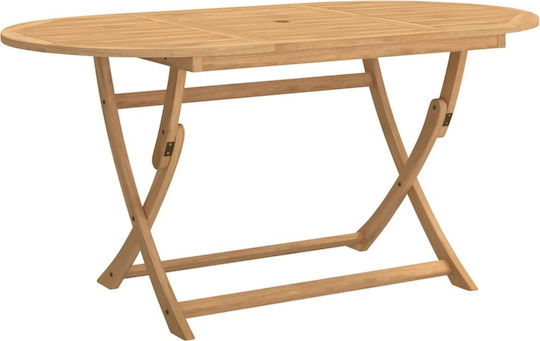 Masă Pliabil 160x85x75buc Maro Masă Pliabil 160x85x75buc Maro