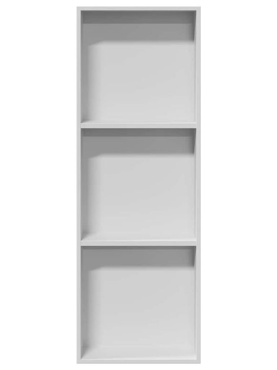 vidaXL Επιτοίχια Ραφιέρα Μπάνιου Μεταλλική 30x9.5x90cm Λευκή