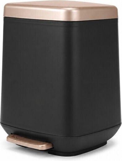 Viopsyctr Plastic Bathroom Basket Soft Close 7lt Black