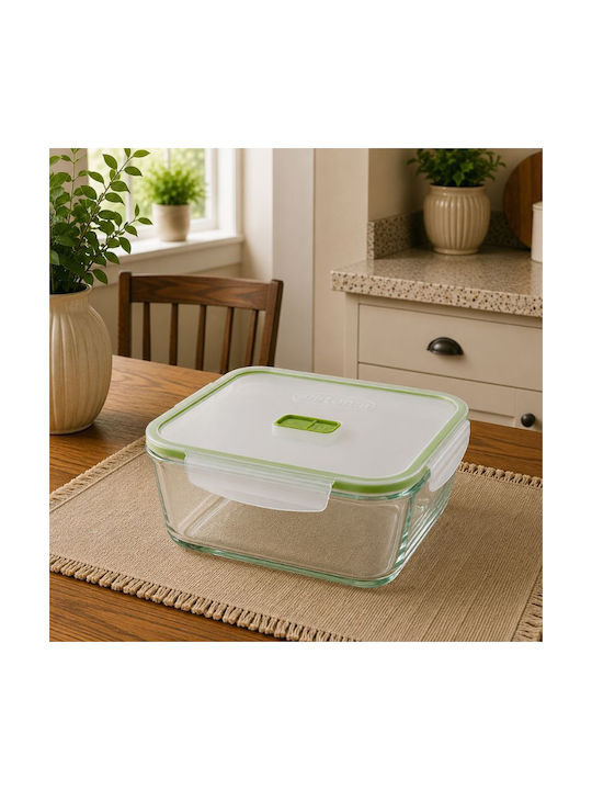 GioStyle Microwave Glass Lunch Box Green 800ml