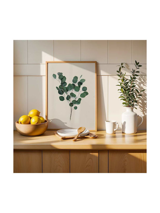 Poster Eucalyptus Pst25204 40cm X 50cm Λευκή Ξύλινη Κορνίζα-61772pd156383f55310