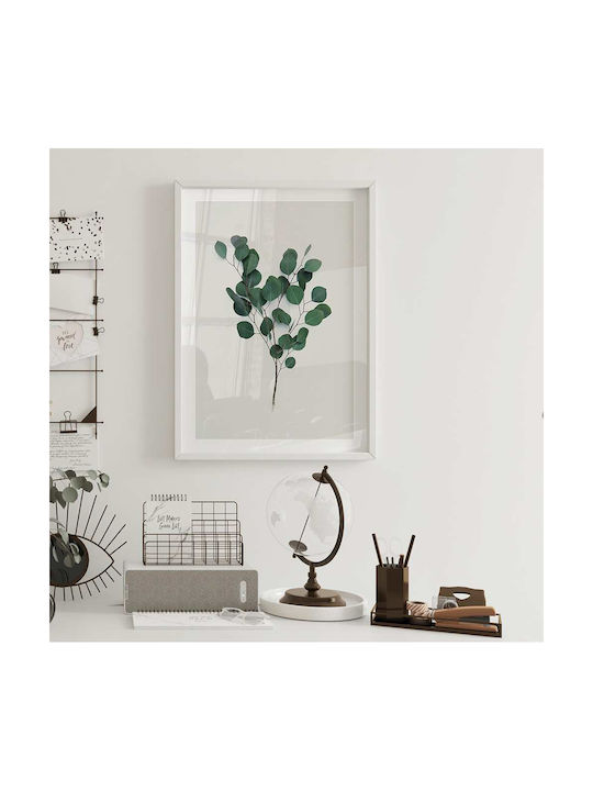 Poster Eucalyptus Pst25204 40cm X 50cm Λευκή Ξύλινη Κορνίζα-61772pd156383f55310