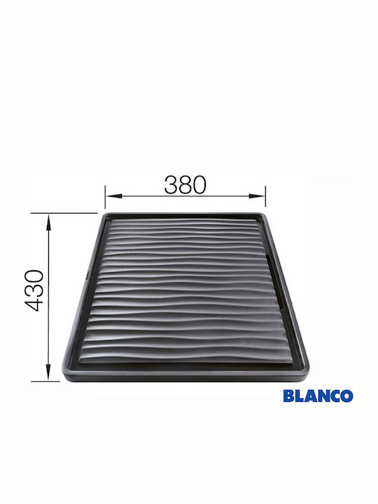 Blanco 230 734 Sink Rack Plastic Black 43x38cm