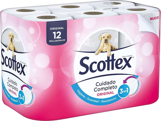 Scottex Toilettenpapier 12 Rollen 2 Lagen