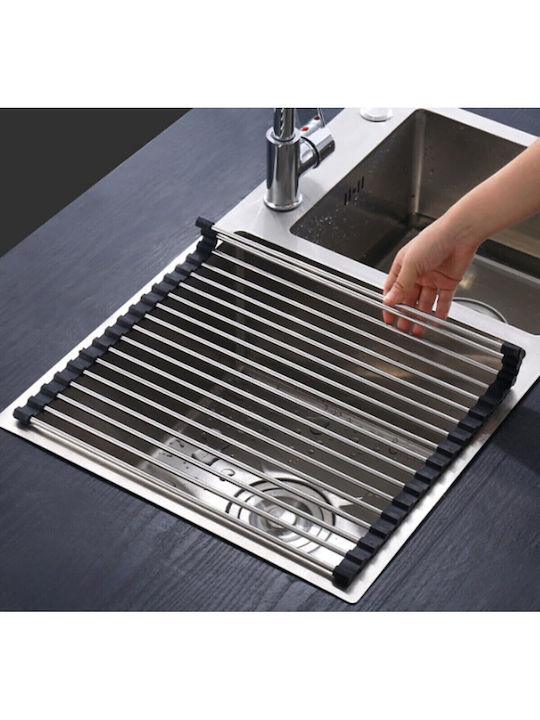 Grătar Pentru Chiuvetă Inox Gri 47x36cm