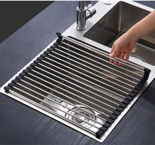 Grătar Pentru Chiuvetă Inox Gri 47x36cm