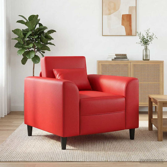 Πολυθρόνα 90x88x85cm Κόκκινο Πολυθρόνα 90x88x85cm Κόκκινο