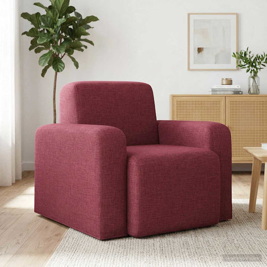 Πολυθρόνα 88x90x77cm Κόκκινο Πολυθρόνα 88x90x77cm Κόκκινο