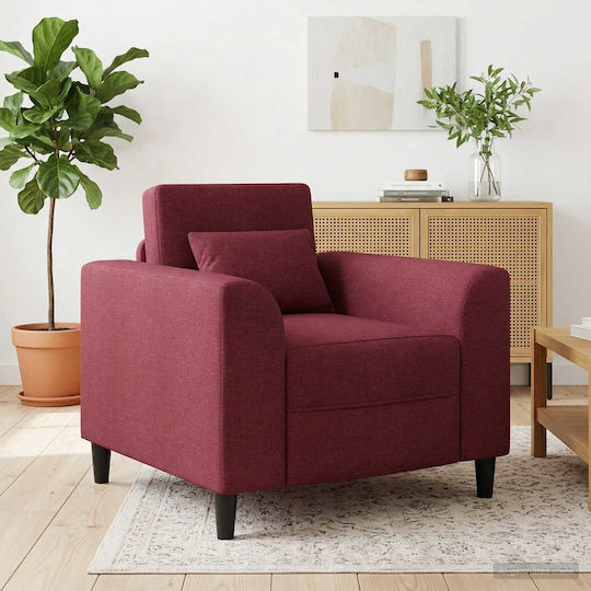 Πολυθρόνα 90x88x85cm Κόκκινο Πολυθρόνα 90x88x85cm Κόκκινο