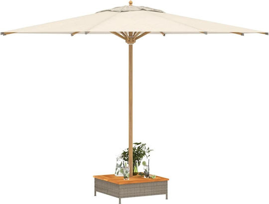 vidaXL Βάση Ομπρέλας Μεταλλική Γκρι 70x70x25cm