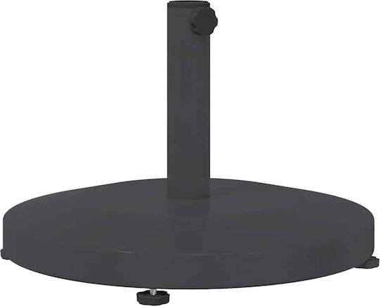 vidaXL Schirmständer aus Metall Dark Gray 48x48x32cm