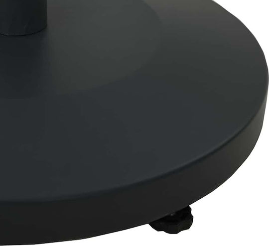 vidaXL Stand de umbrelă din Metal Negru 48x48x32cm